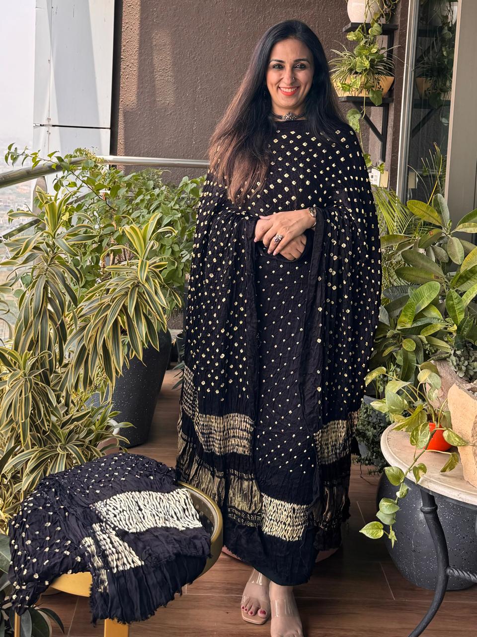 Royal Black Shibori Magic