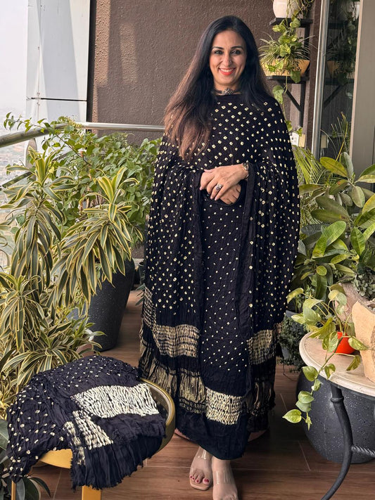 Royal Black Shibori Magic